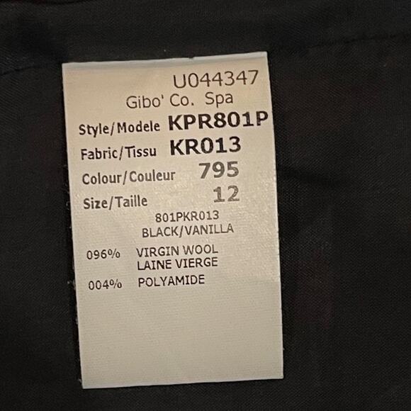 Michael Kors Made in Italy - Italian Wool Button Cap Sleeve Top/ Jacket Size 12 - Picture 7 of 8